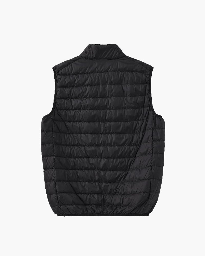 Men's Padded Puffer Gilet with Stand Collar