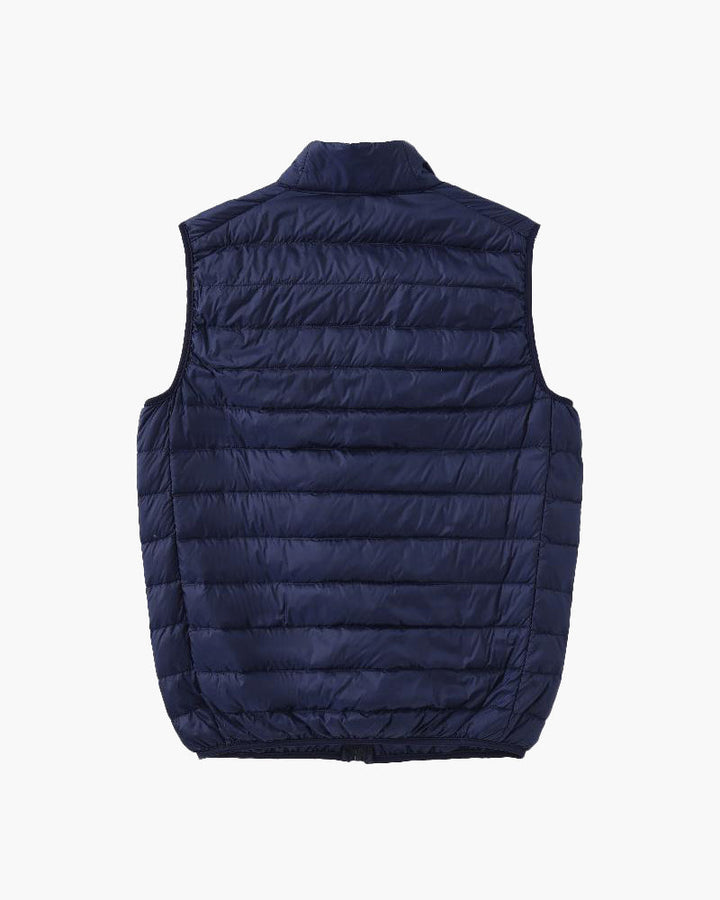 Men's Padded Puffer Gilet with Stand Collar