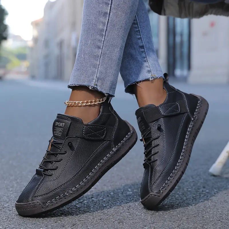 Women's Casual Lace-Up Comfort Walking Sneakers