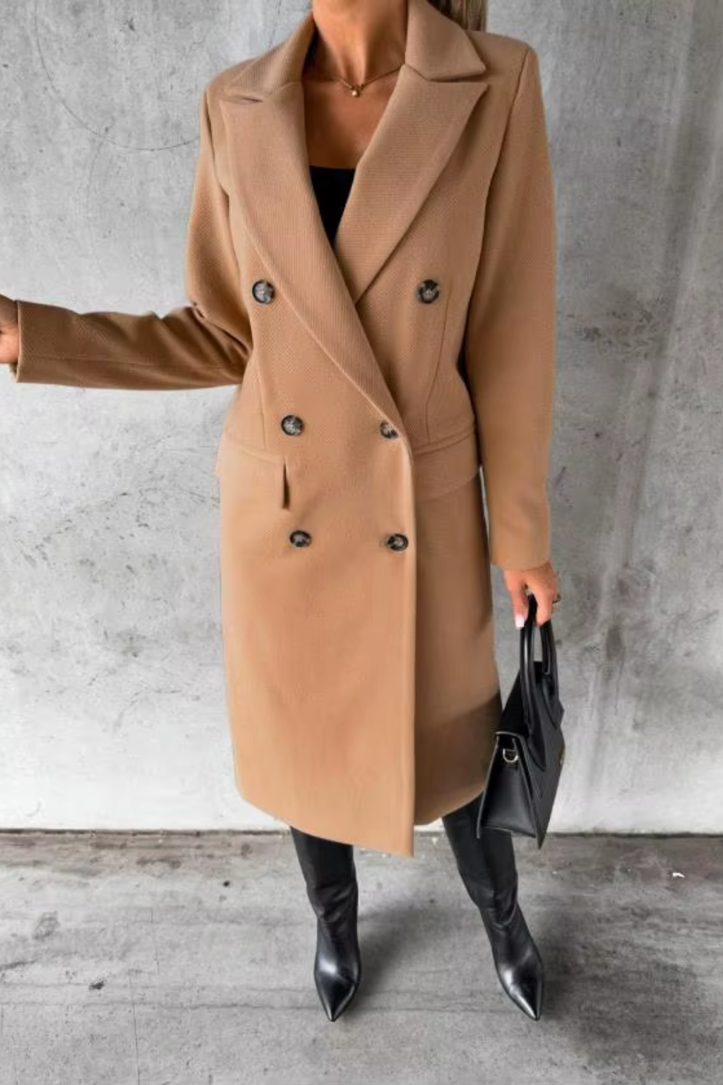 Women’s Tailored Long Trench Coat