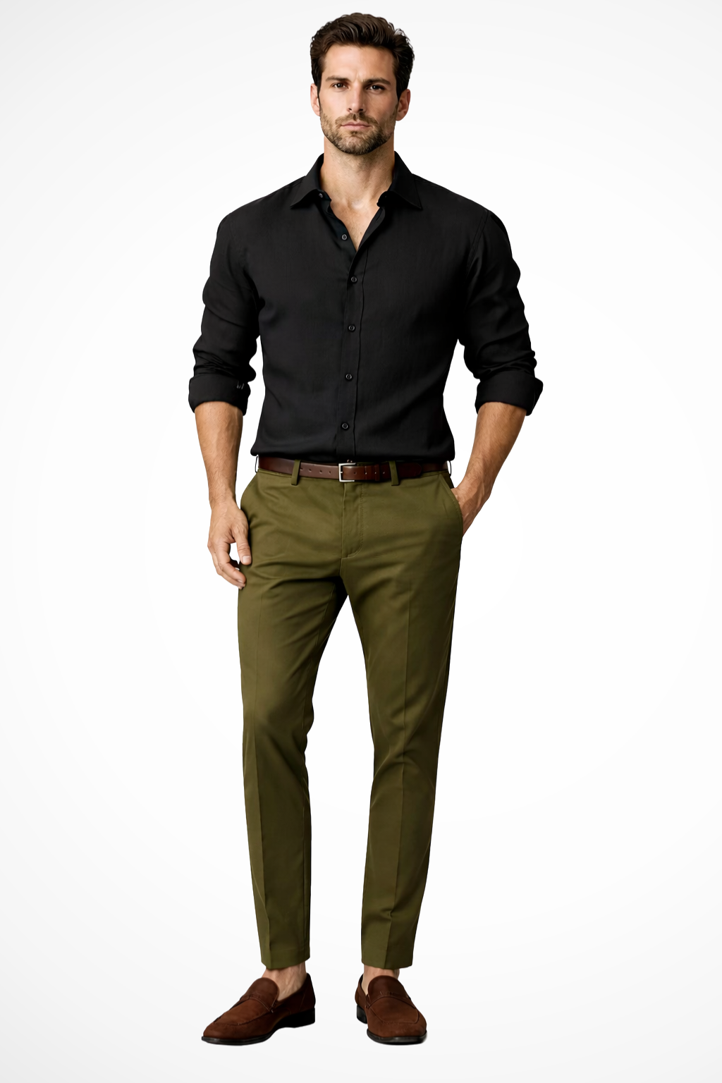 Jake | Men Linen Button Up Smart Casual Shirt