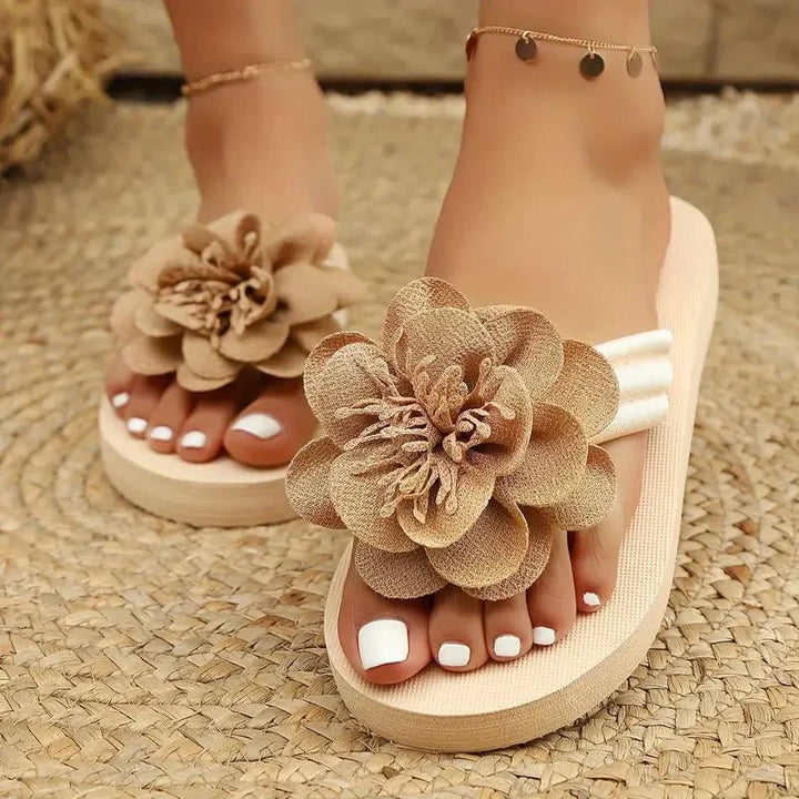 Amara - Women's Summer Floral Slide Sandals