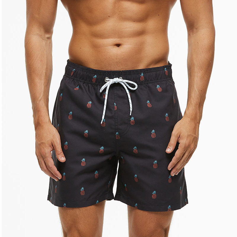 Men’s Quick-Dry Printed Swim Shorts Holiday Beach Trunks