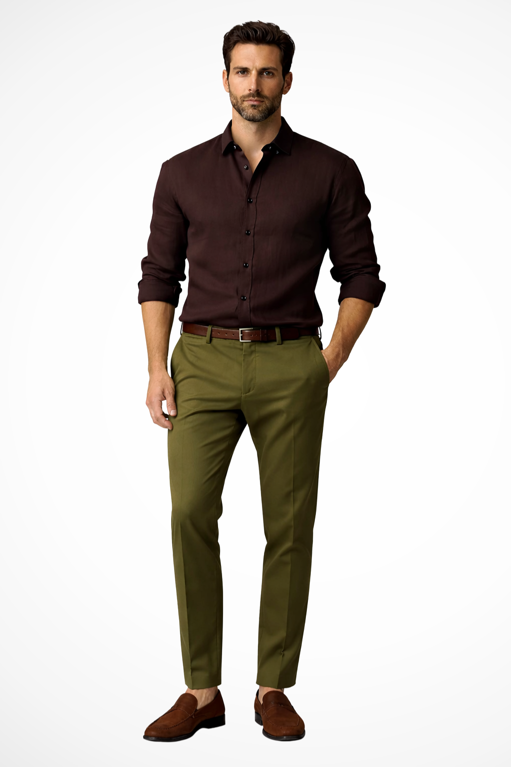 Jake | Men Linen Button Up Smart Casual Shirt
