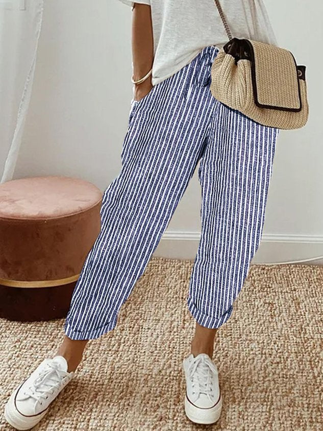 Breathable Comfort Cotton Pants | Moisture-Wicking