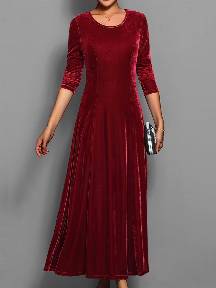 Gloria - Women's Velvet Maxi Dress