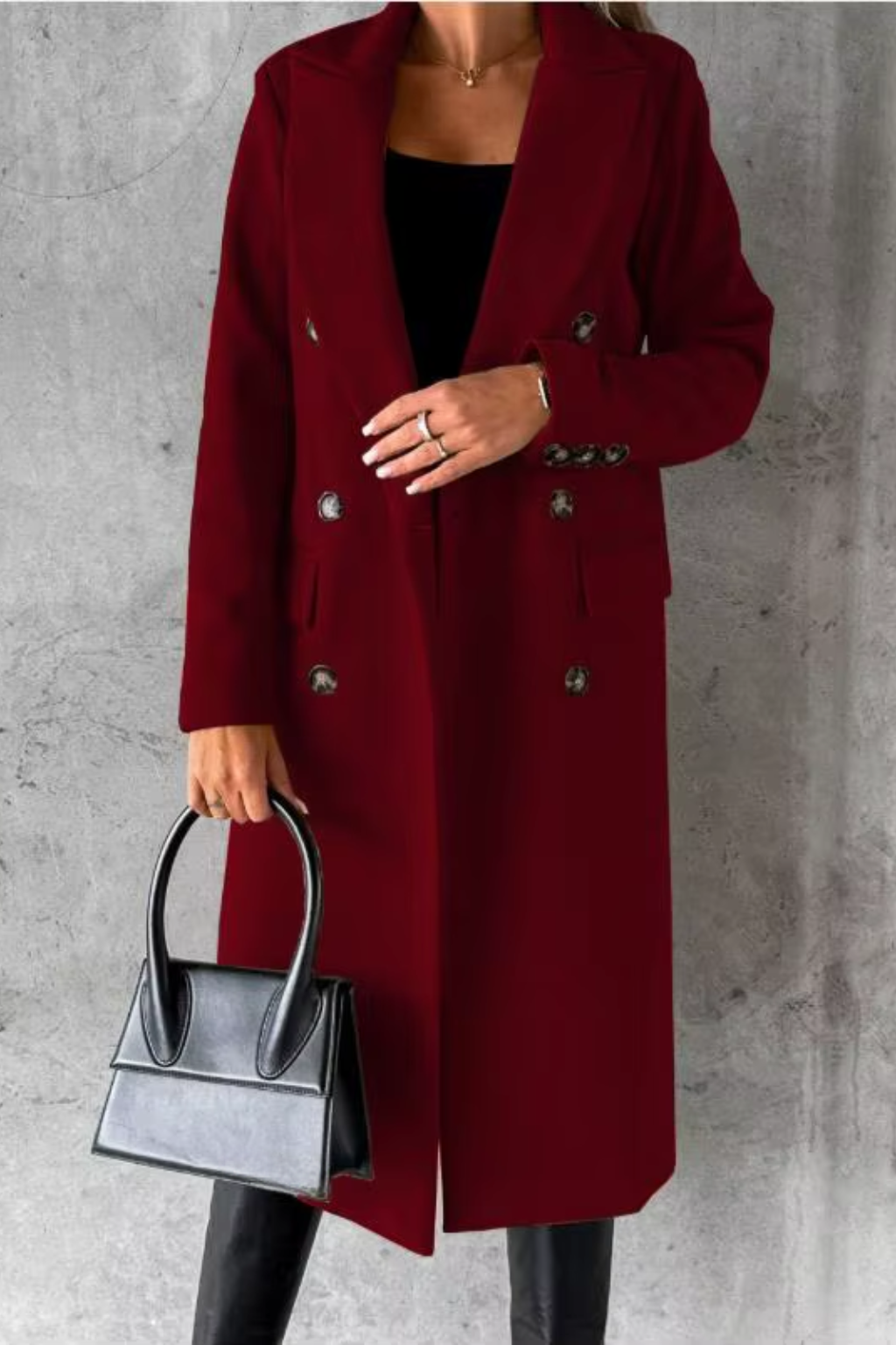 Women’s Tailored Long Trench Coat