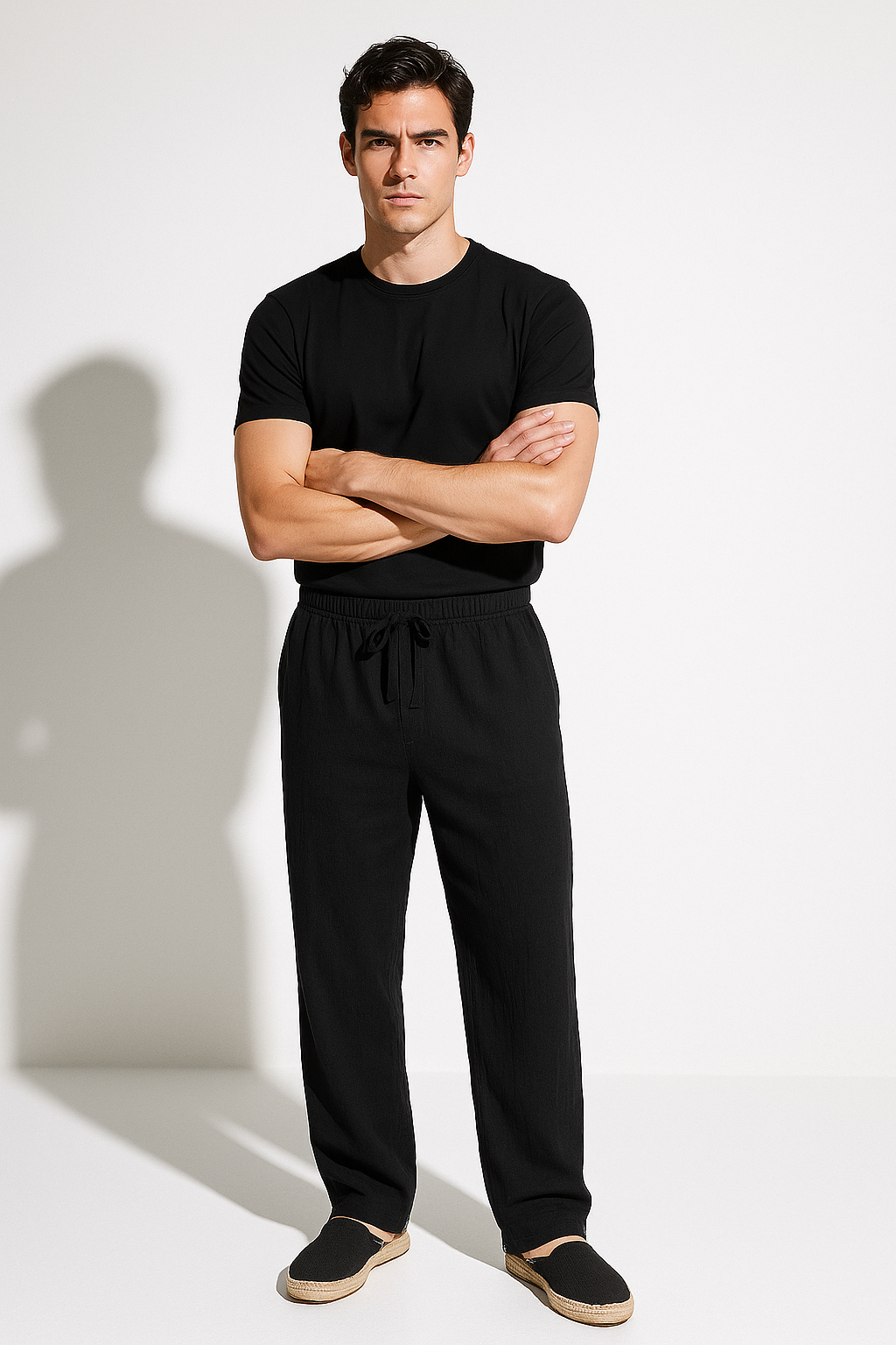 Men’s Linen Drawstring Pants