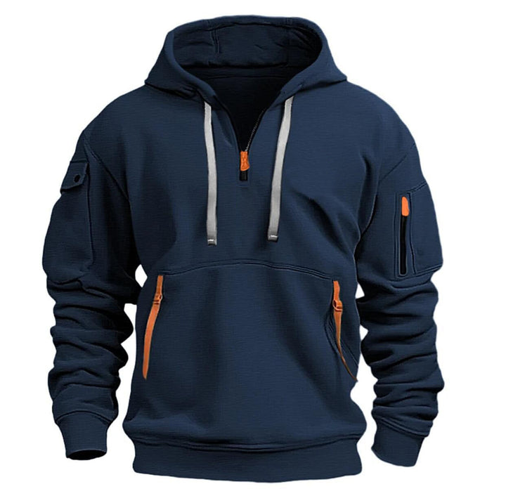 Men’s Outdoor Utility Hoodie Tactical Quarter Zip Workwear
