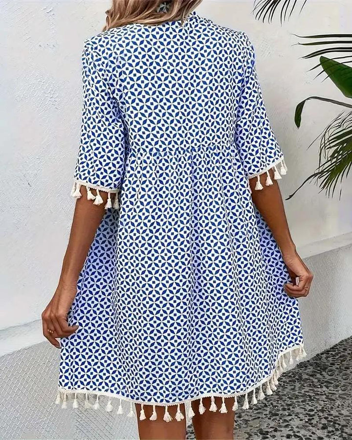 Angelina  - Short Sleeve Mini Dress