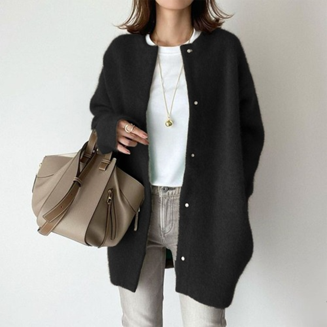Kimberly | Women’s Elegant Relaxed Fit Warm Winter Cardigan
