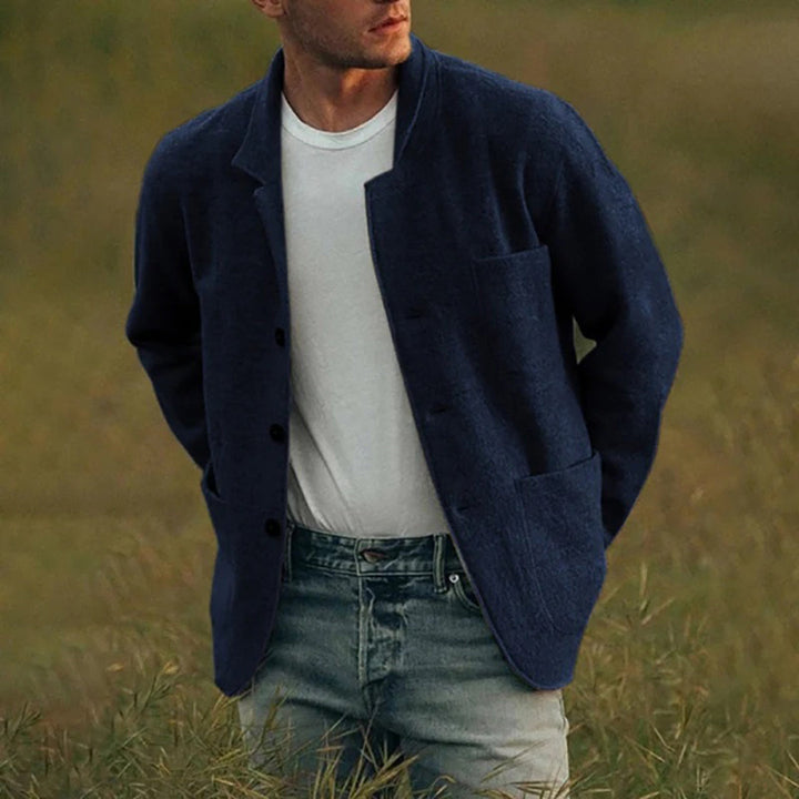 Men’s Cardigan | Multi-Pocket Design