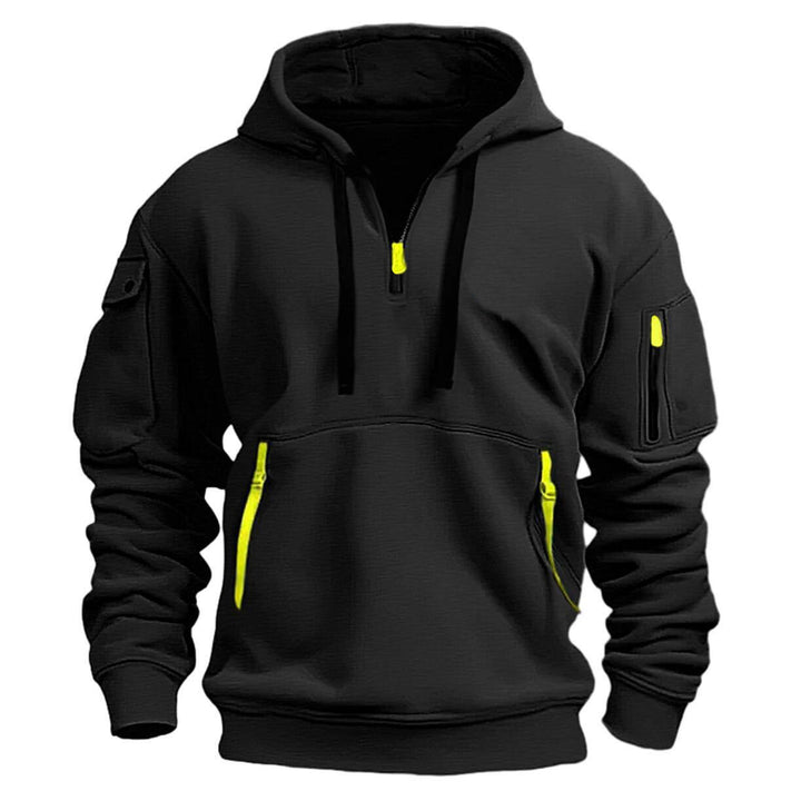 Men’s Outdoor Utility Hoodie Tactical Quarter Zip Workwear