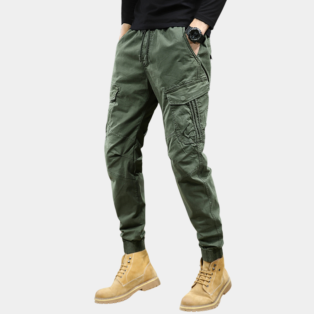 Men's Cargo Trousers with Utility Pockets