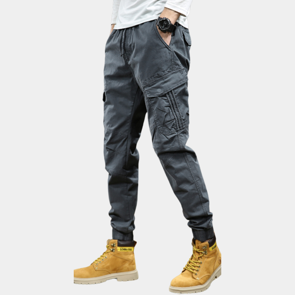 Men's Cargo Trousers with Utility Pockets