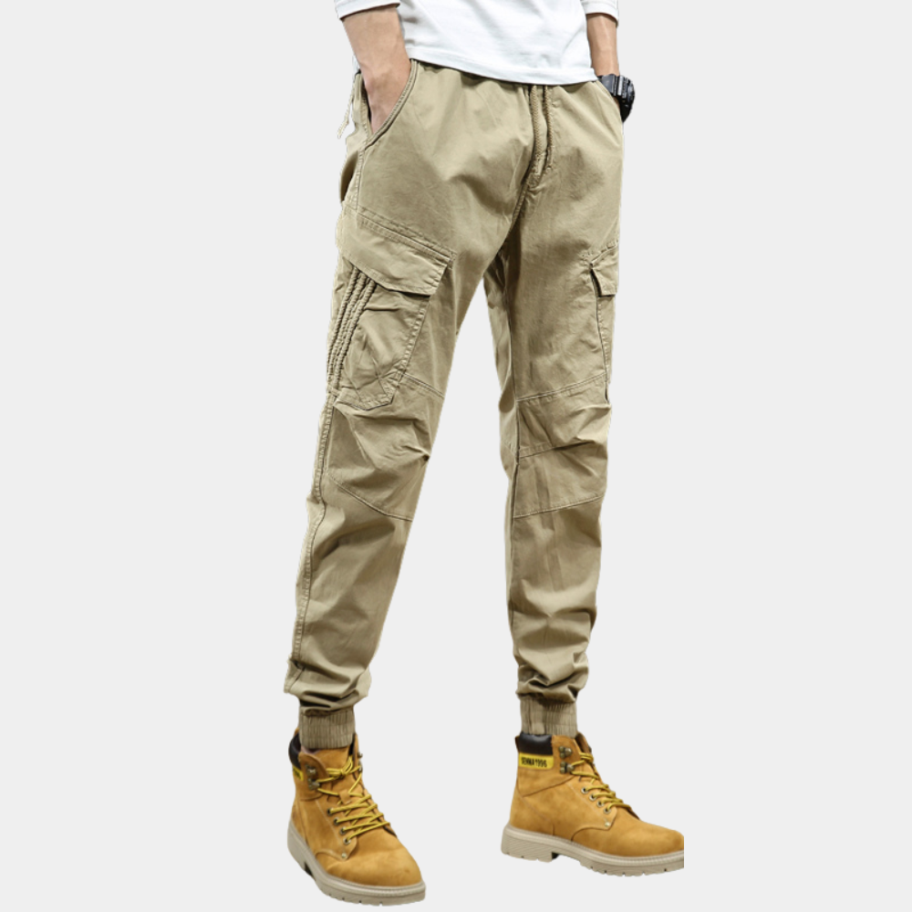 Men's Cargo Trousers with Utility Pockets