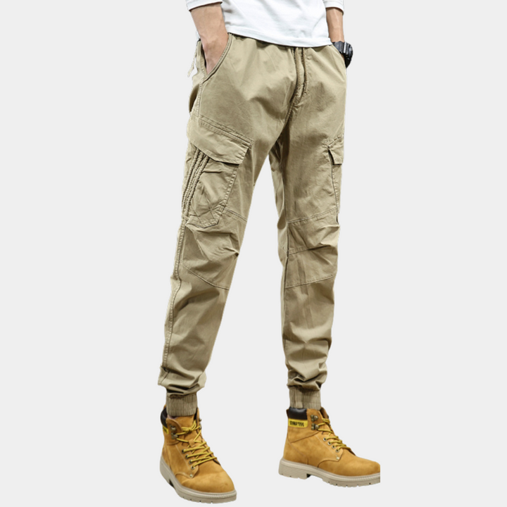 Men's Cargo Trousers with Utility Pockets