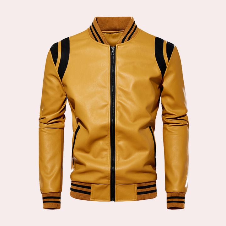 Men's Bomber Jacket with Relaxed Fit