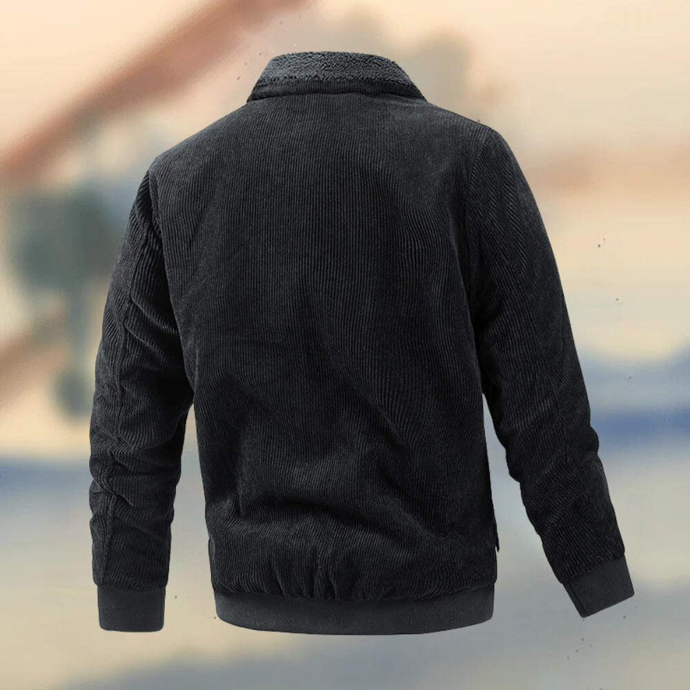 Men's Corduroy Jacket with a Classic Cut