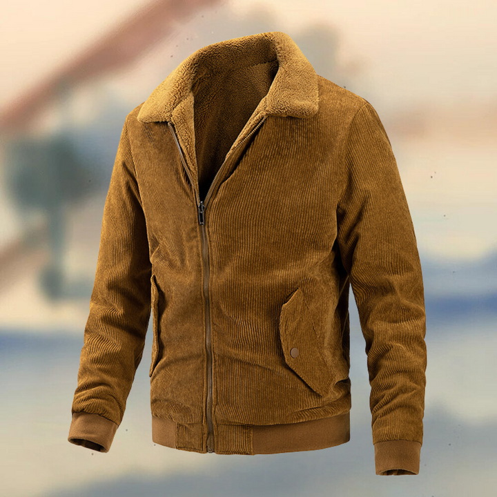 Men's Corduroy Jacket with a Classic Cut