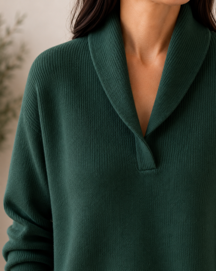 Women's Longline Long Sleeve Knit Jumper