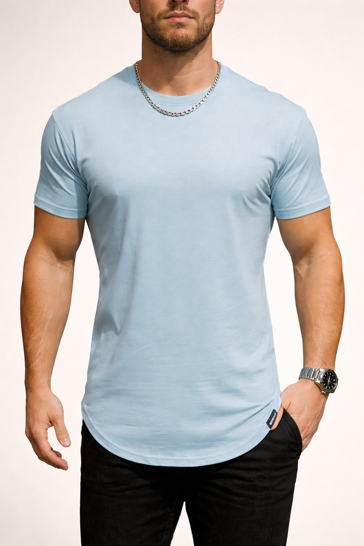 T-Shirt Homme Col Rond Coupe Classique