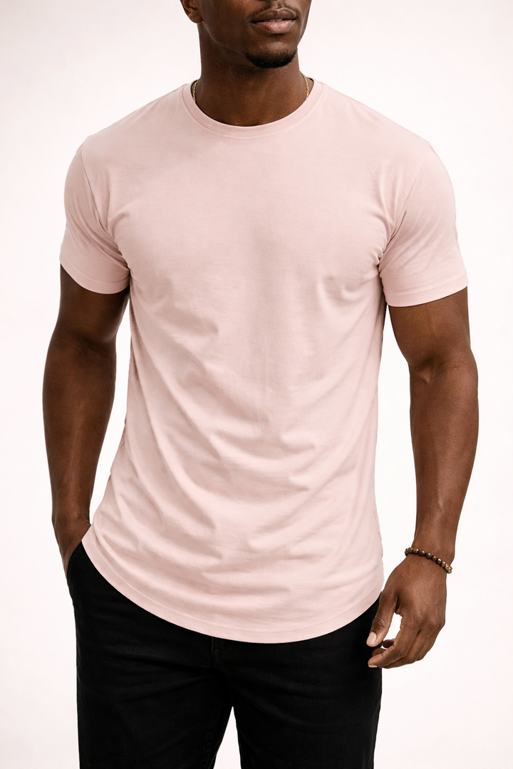 T-Shirt Homme Col Rond Coupe Classique