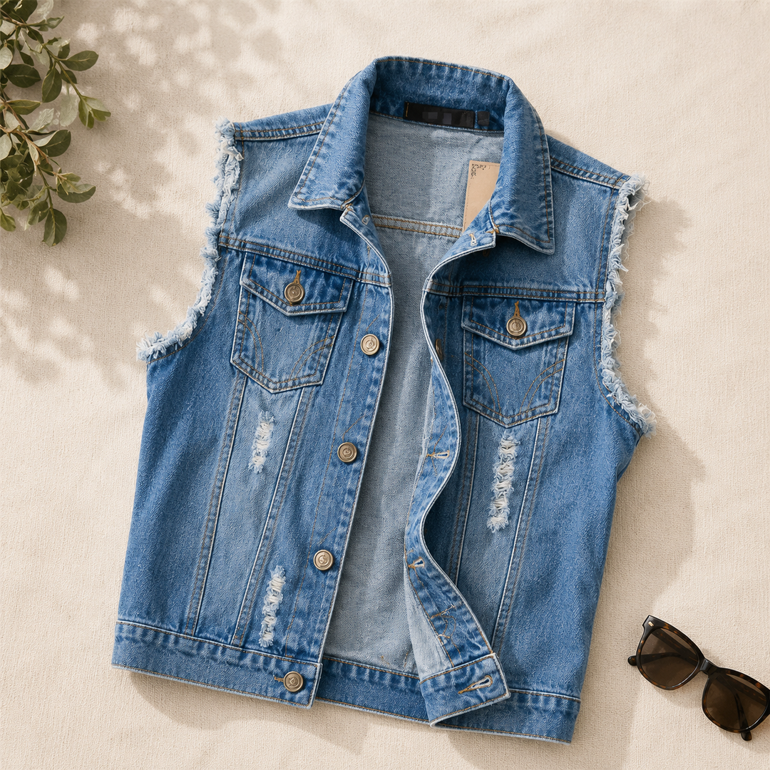 Men's Casual Button Up Vest | Sleeveless