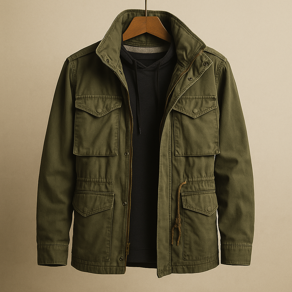 Men’s Classic Military Field Jacket | Timeless Design