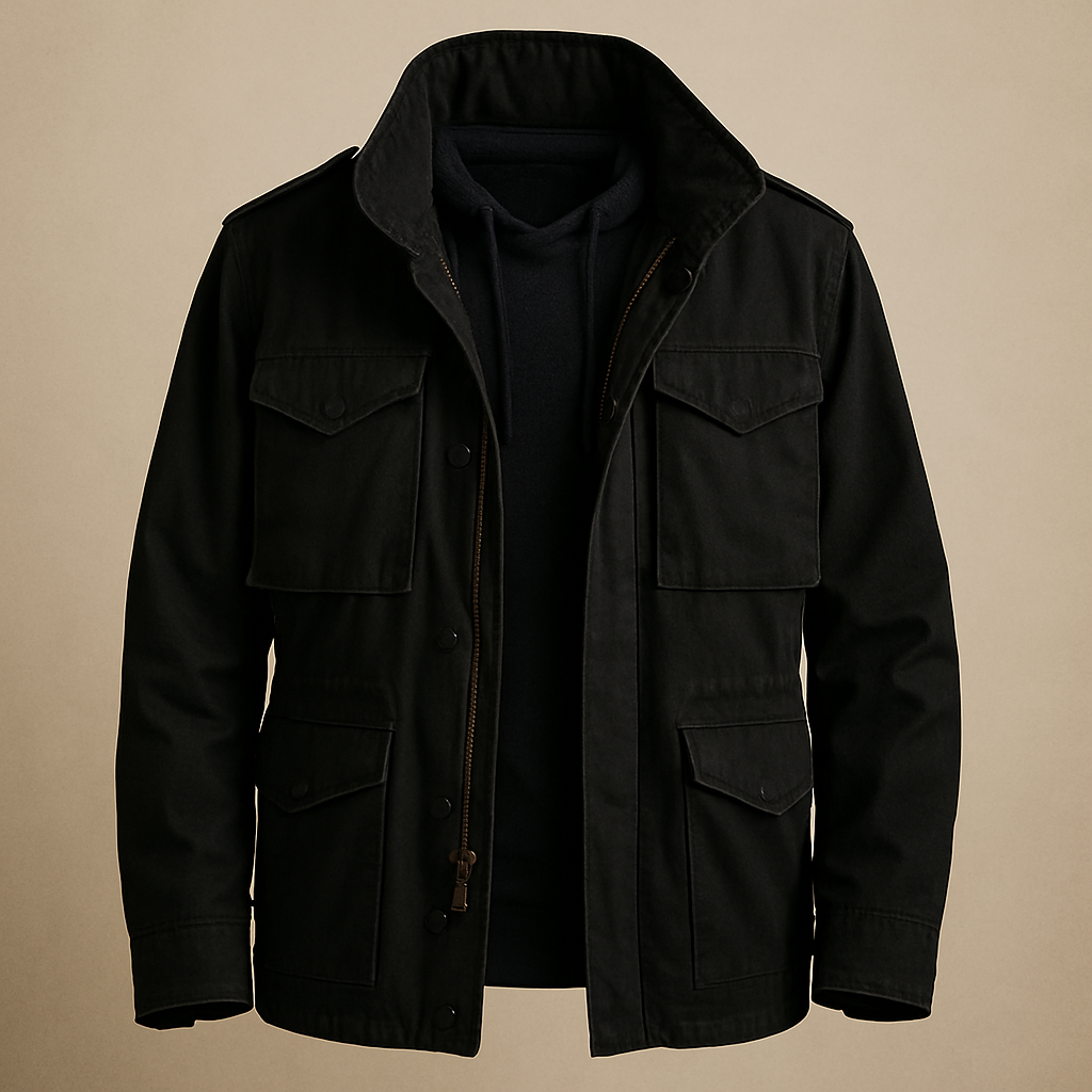 Men’s Classic Military Field Jacket | Timeless Design