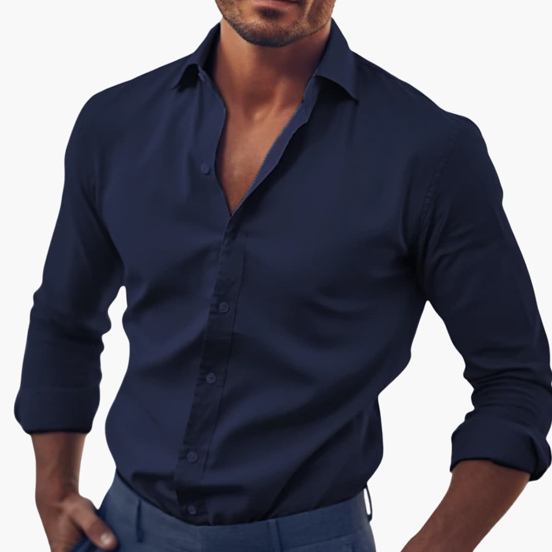Classic Fit Button-Down Men's Shirt