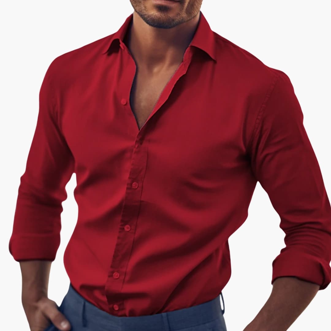 Classic Fit Button-Down Men's Shirt
