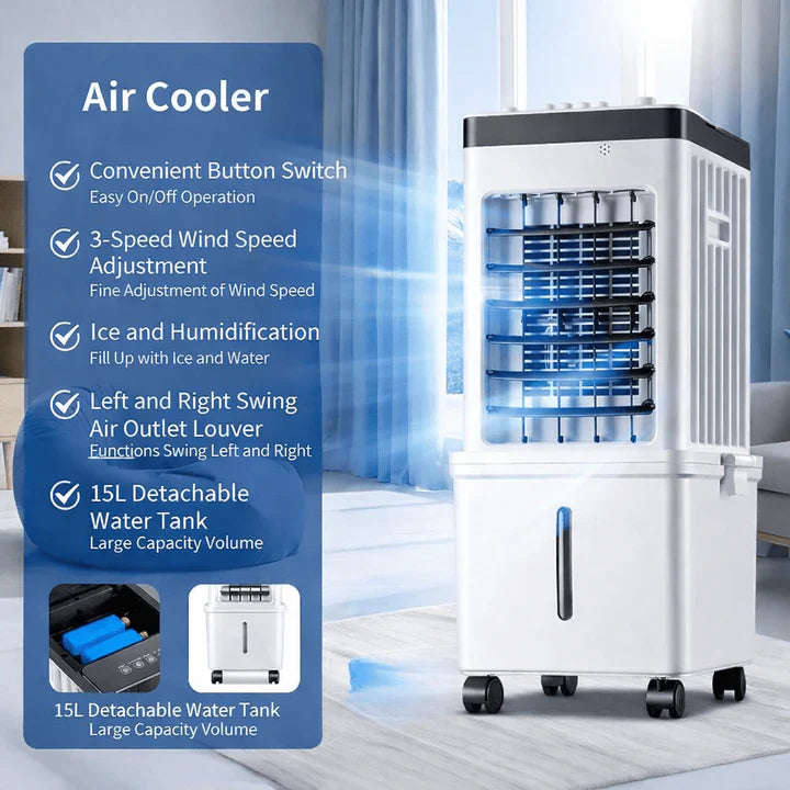 CoolNova Mobile Air Cooler 3-v-1 s dálkovým ovládáním