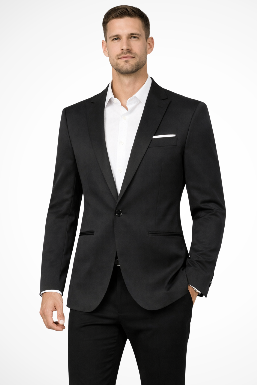 Theodore | Men Tailored Single Button Wedding Guest Blazer