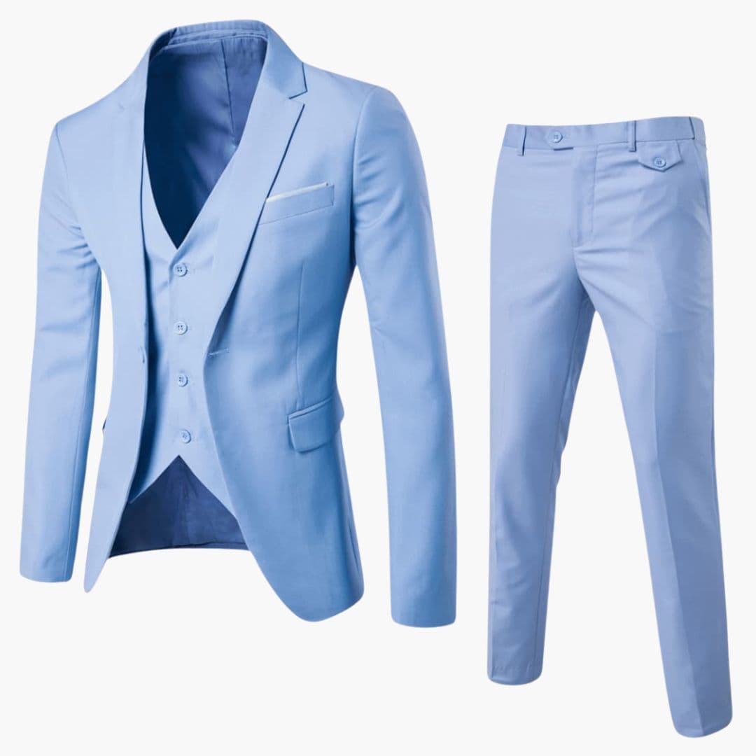 Classic Three-Piece Men's Suit Formal Tailored