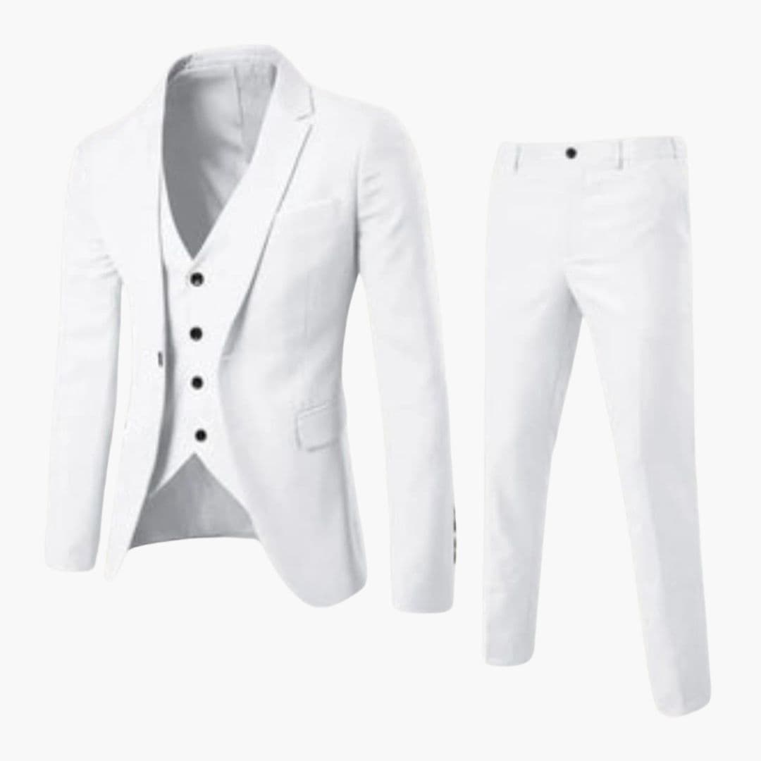 Classic Three-Piece Men's Suit Formal Tailored