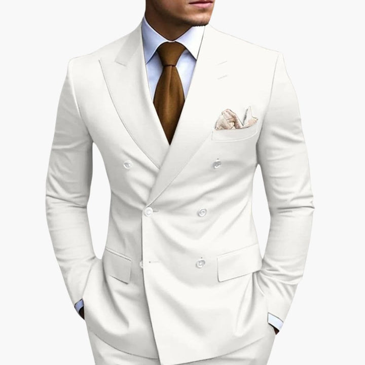 Slim Fit Men's Suit Two-Piece Set
