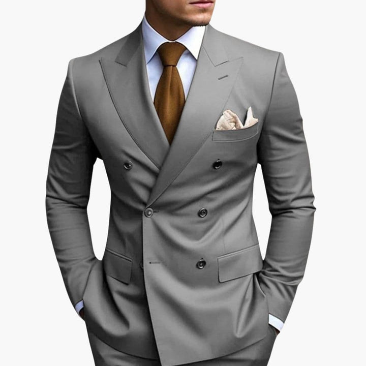 Slim Fit Men's Suit Two-Piece Set