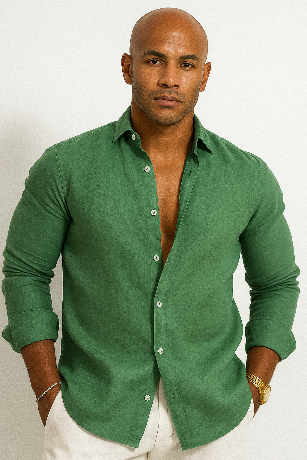 Men’s Classic Linen Shirt