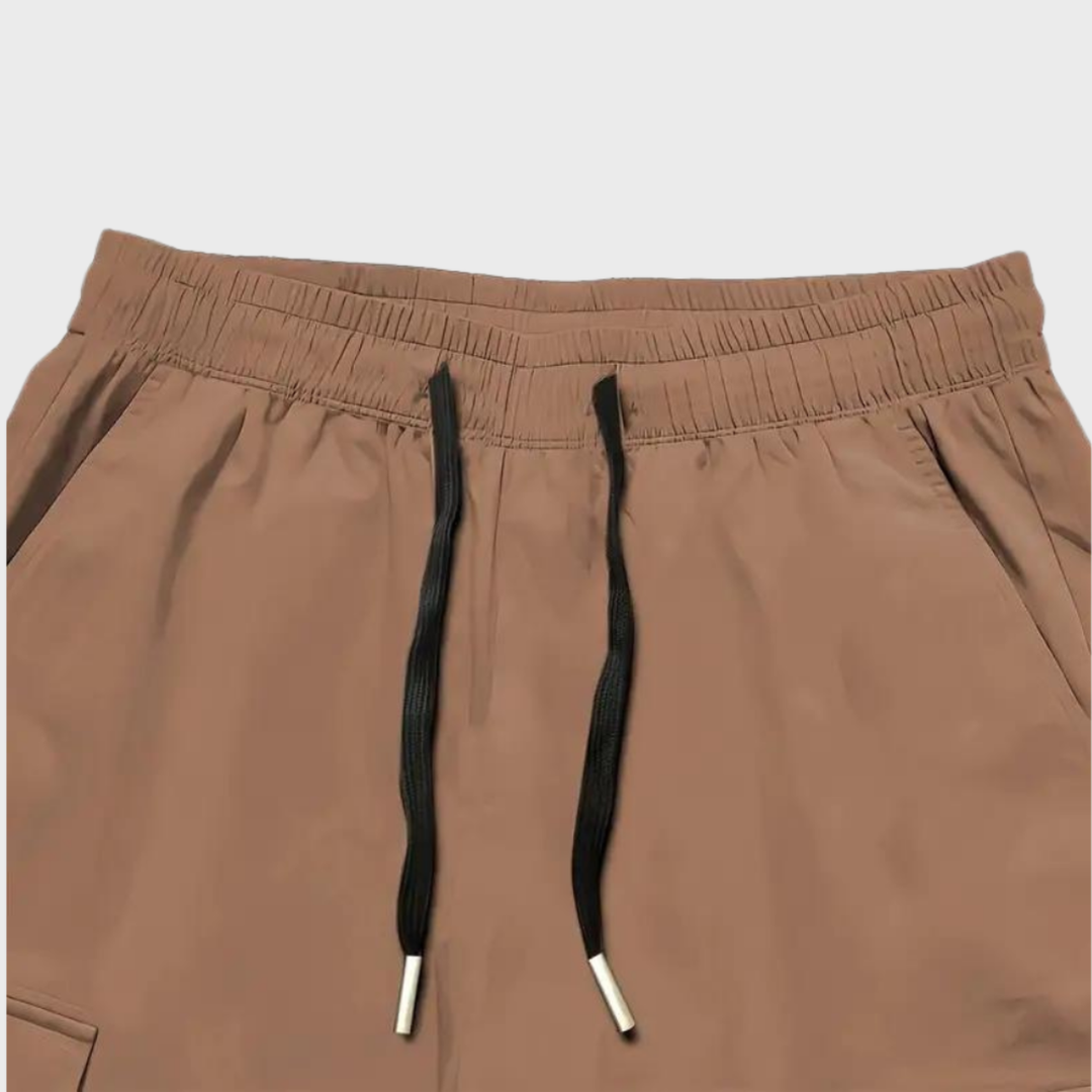Men's Cargo Joggers with Drawcord Waist