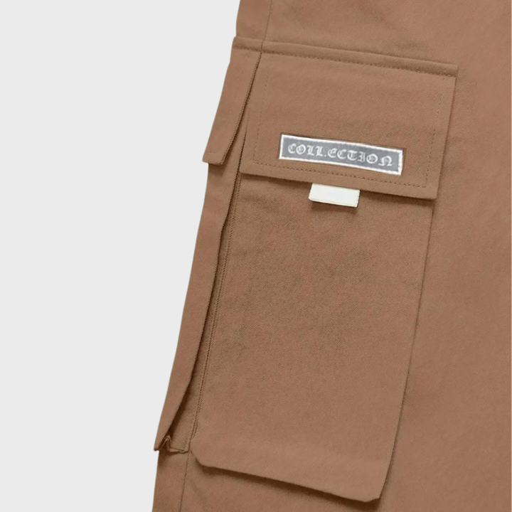 Men's Cargo Joggers with Drawcord Waist