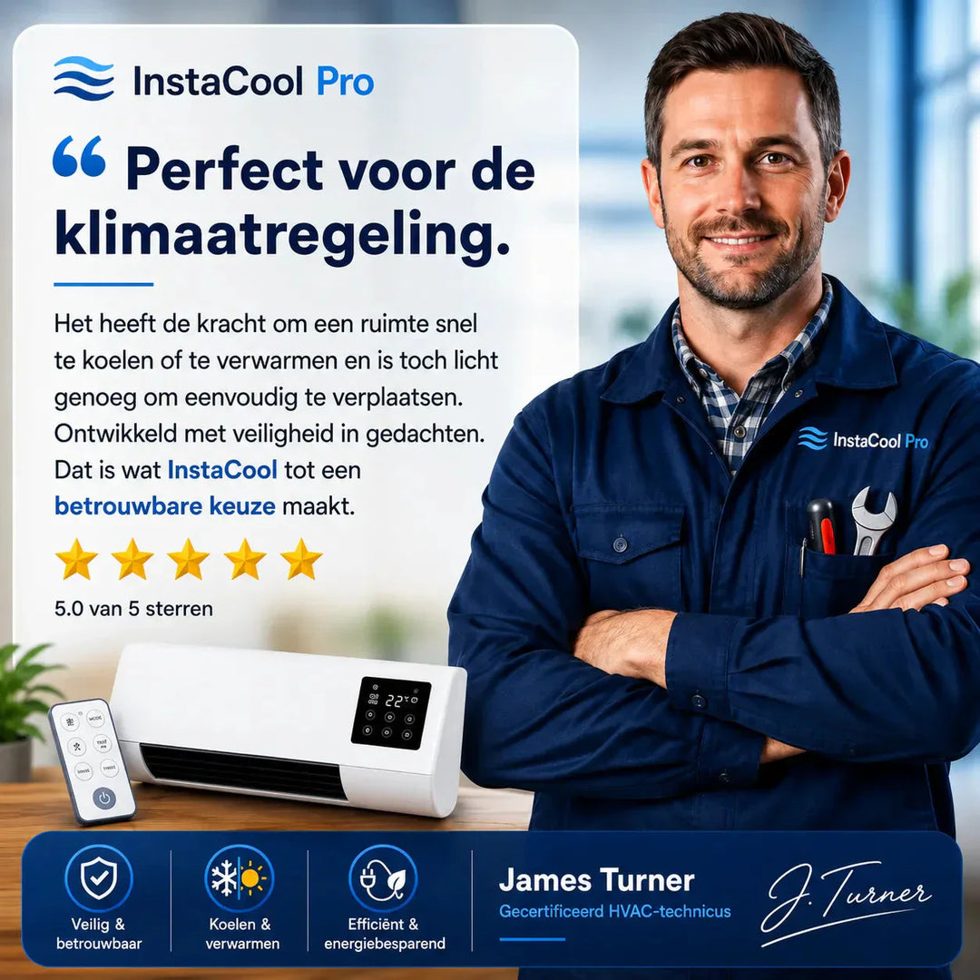 InstaCool Pro 2-v-1 klimatizace a topení – bez instalace