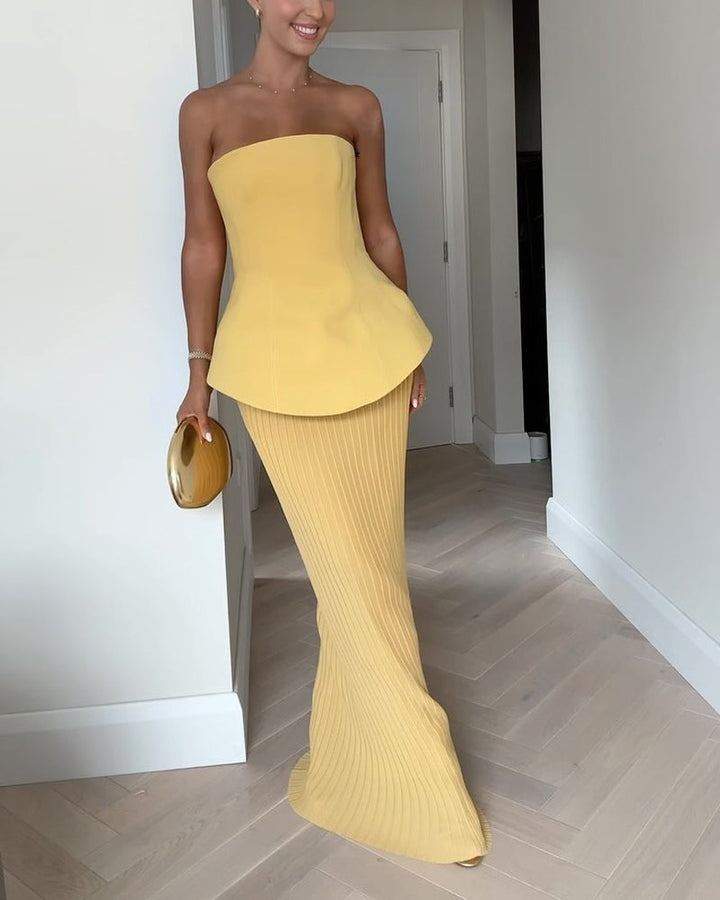 Sheena - Strapless Maxi Dress