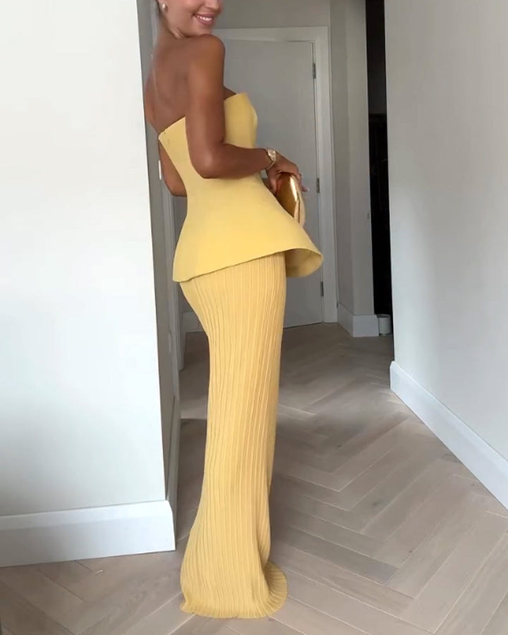 Sheena - Strapless Maxi Dress