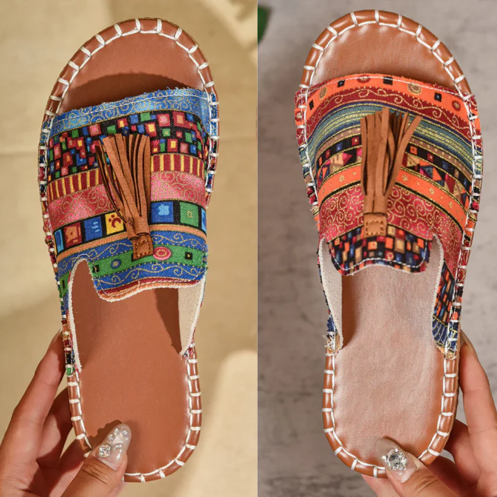 Grace | Bohemian Lightweight Summer Tassel Sandals