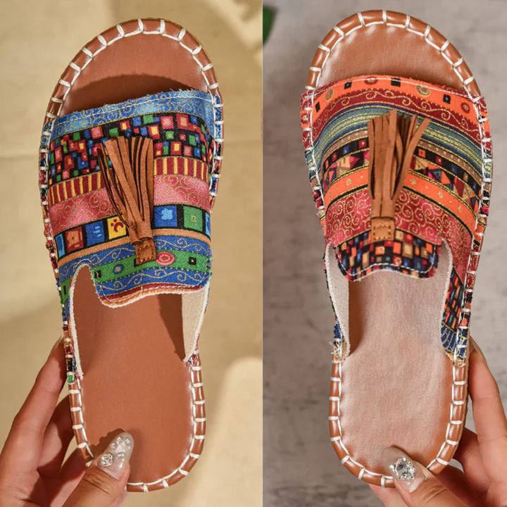 Grace | Bohemian Lightweight Summer Tassel Sandals