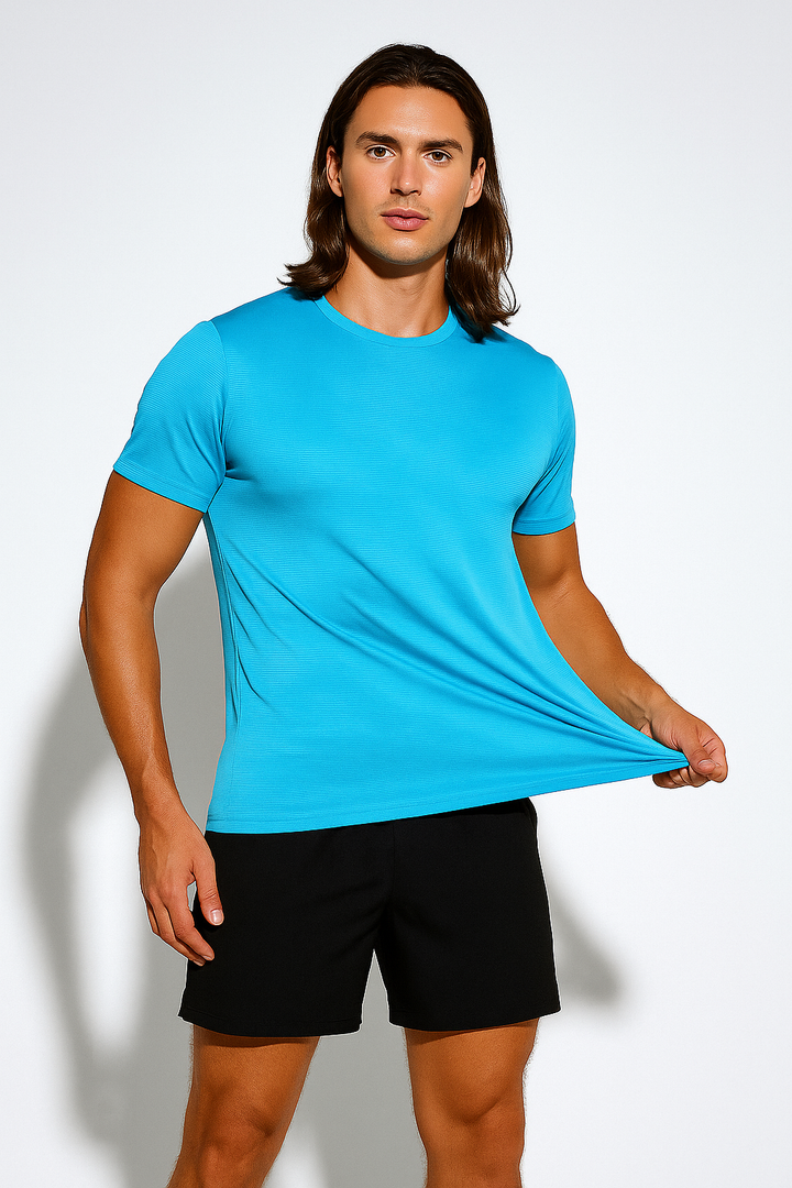 Men’s Soft Stretch Cotton Crew Neck T-Shirt