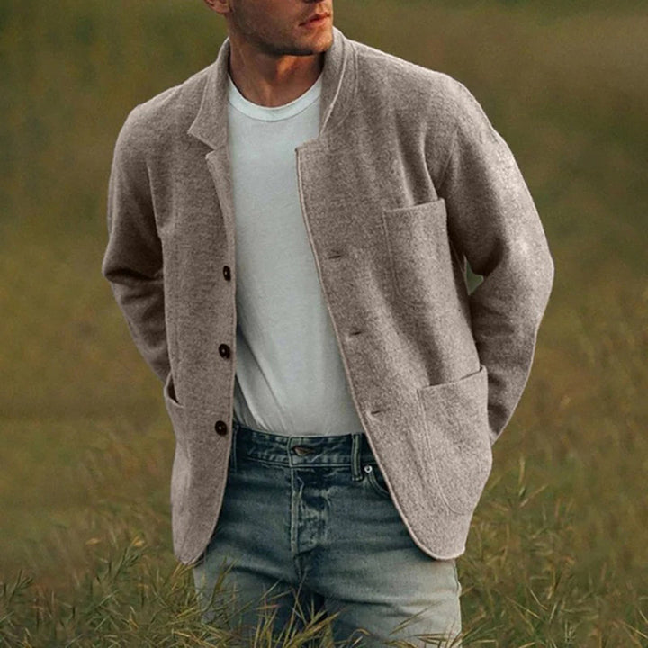 Men’s Cardigan | Multi-Pocket Design