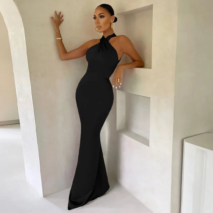 Naomi - Elegant Satin Dress