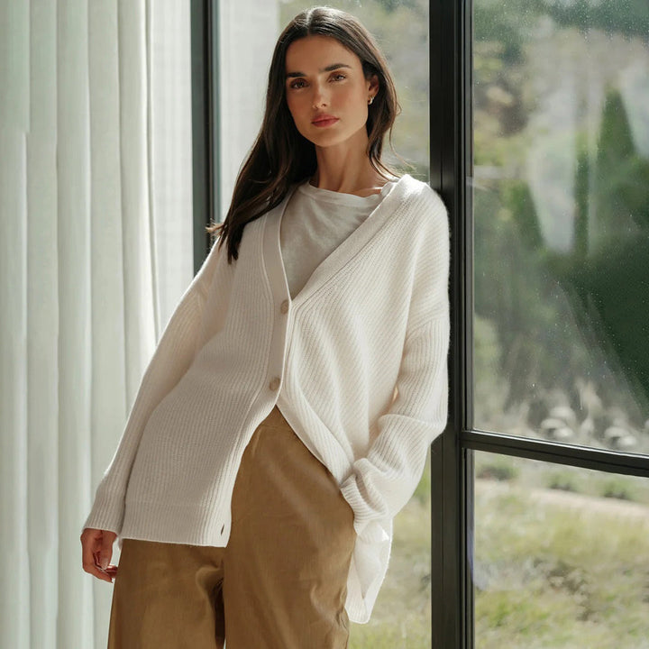 Luxurious Oversized Cashmere Cardigan